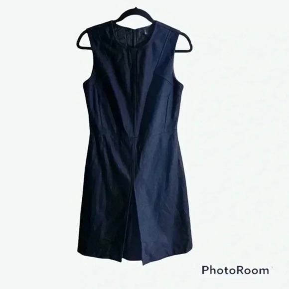 Stile Benetton black sleeveless wool blend a line dress Small - Picture 1 of 7